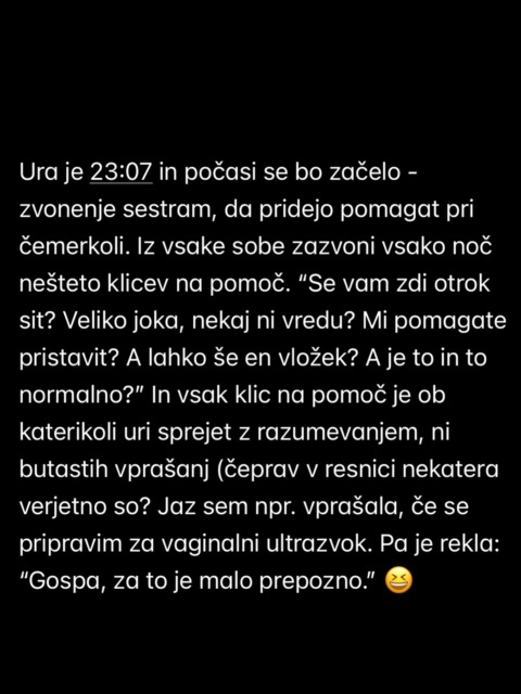 Voditeljica Radia 1 po rojstvu hčerke Leni brutalno iskreno o Porodnišnici Postojna