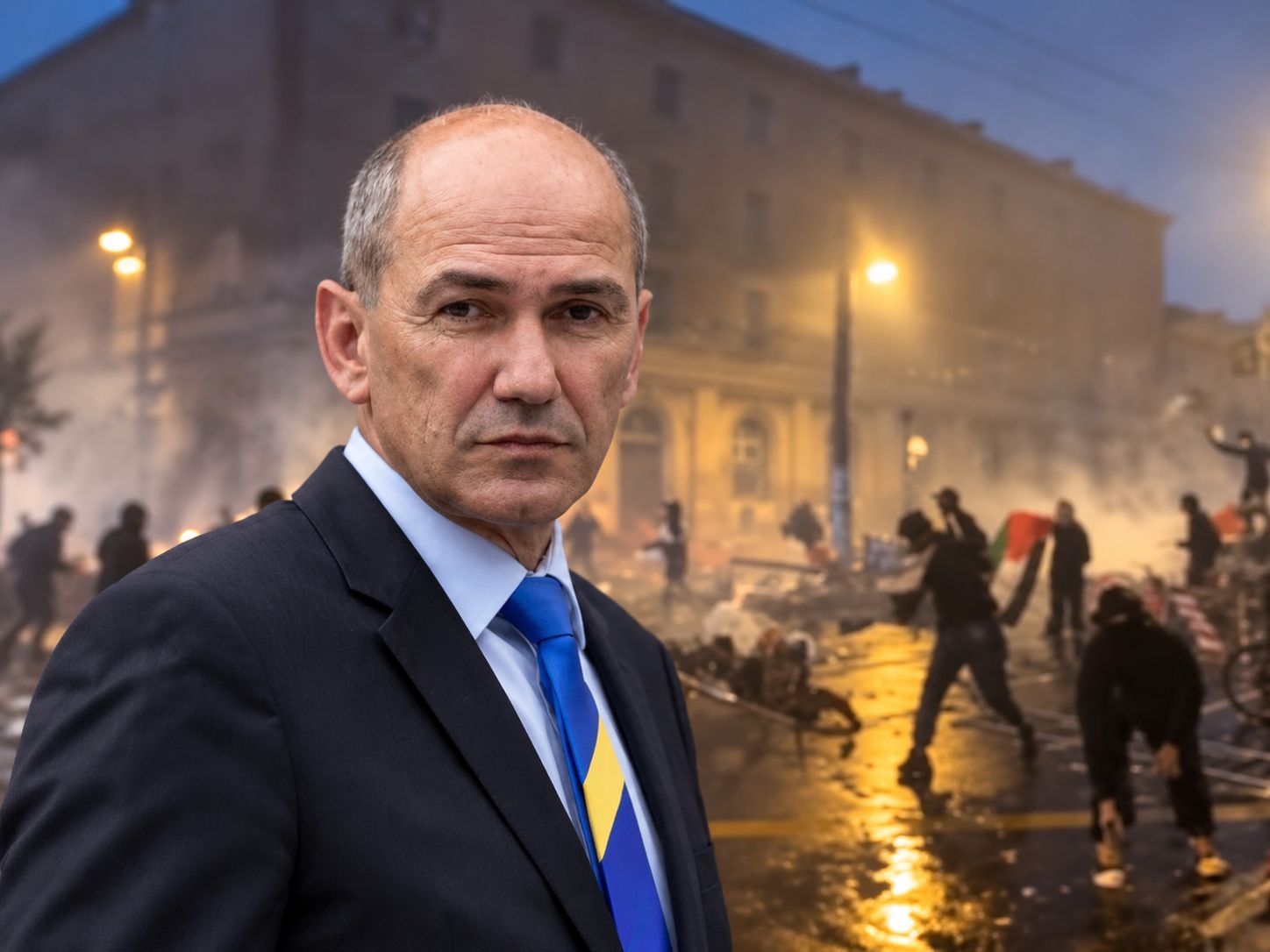 Janez Janša zvečer z ostrim opozorilom na Facebooku: »Roke proč od Slovenije!«