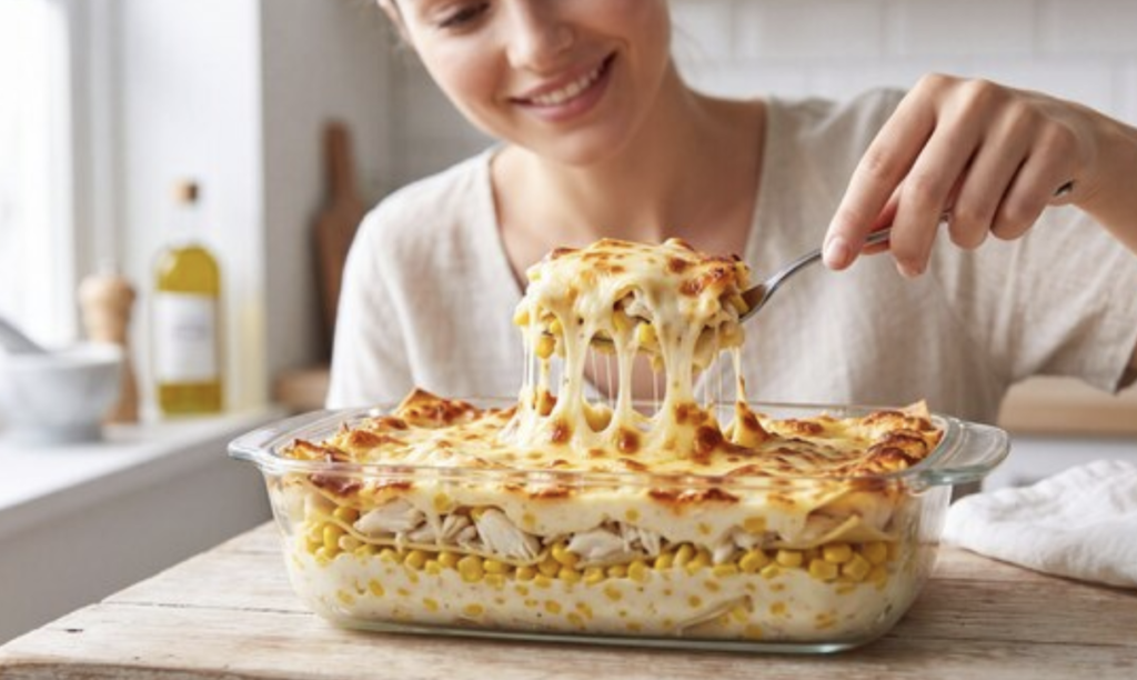 Lazanja recept pripravljen v steklenem pekaču