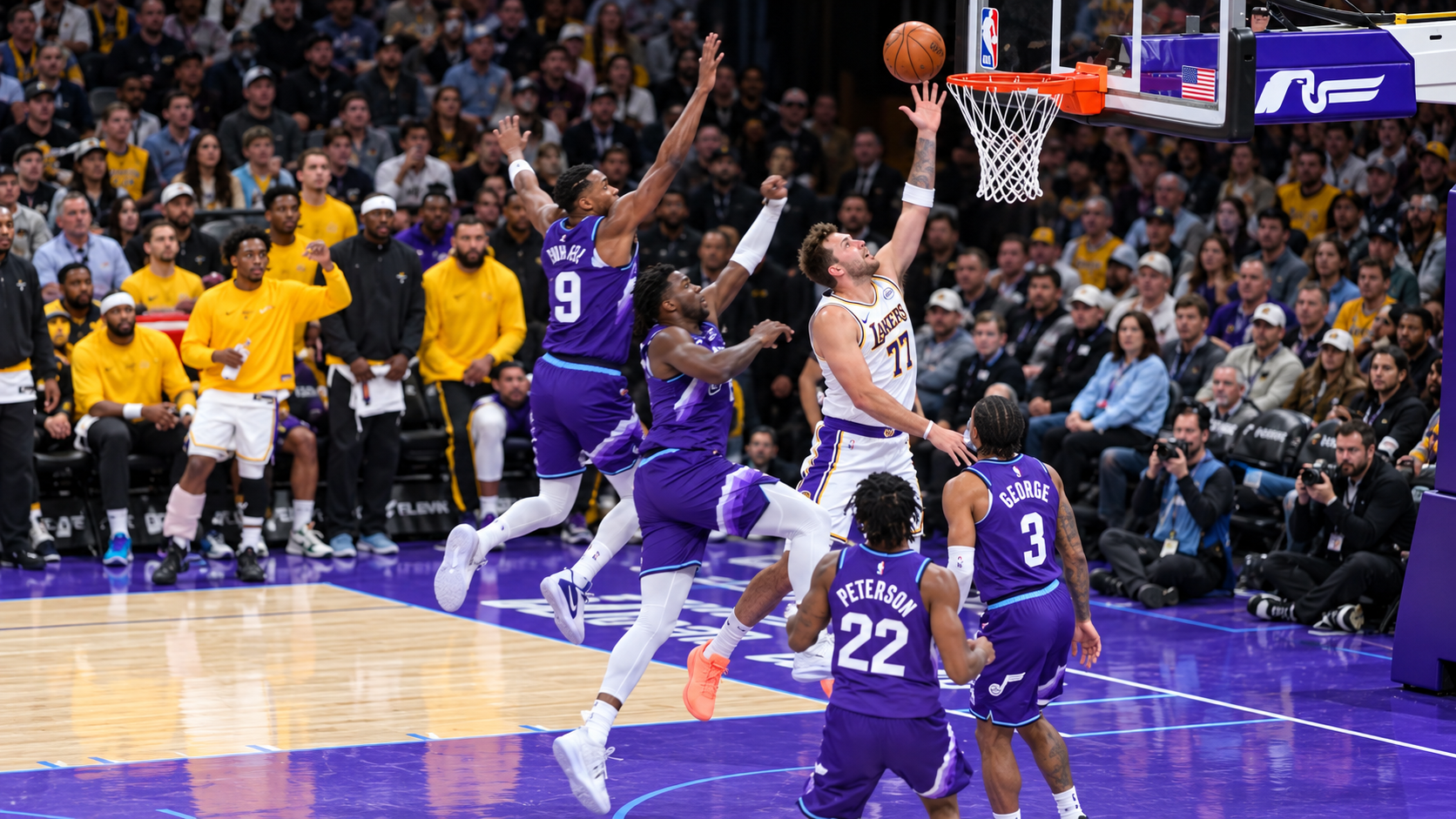 NORA NOČ LUKE DONČIĆA! Nasul 52 točk in poskrbel za neverjeten preobrat Lakersov (VIDEO)