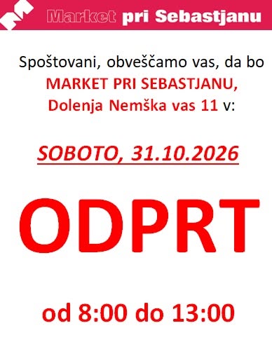 Najverjetneje danes edina odprta trgovina v Sloveniji, našli smo jo na Dolenjskem