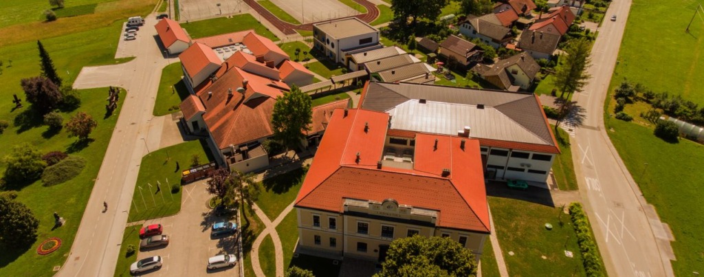 Lokacija OŠ Kostanjevica na Krki.