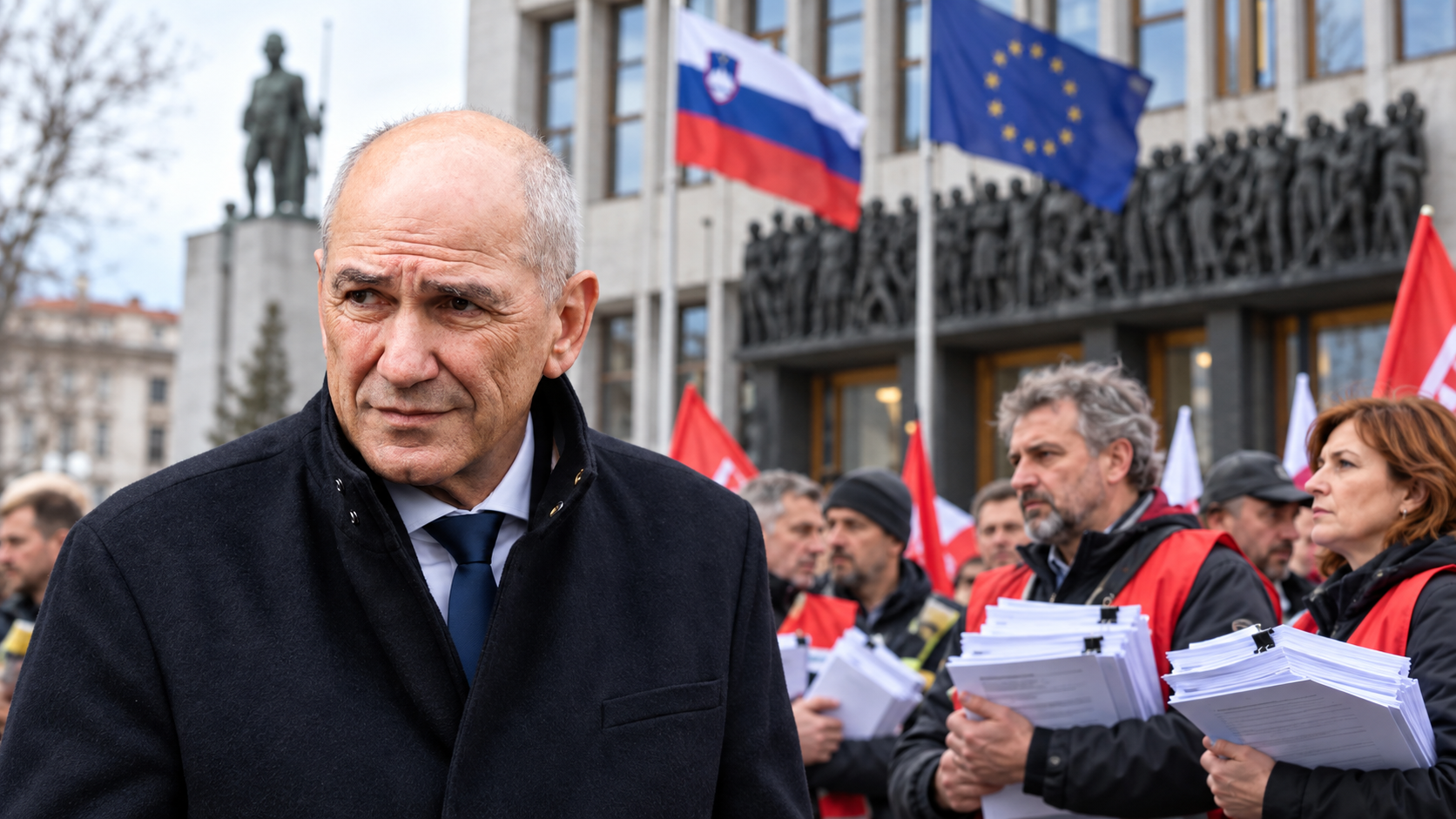 Sindikati naj bi zbrali dovolj podpisov za referendum o interventnem zakonu, Janša takoj udaril nazaj