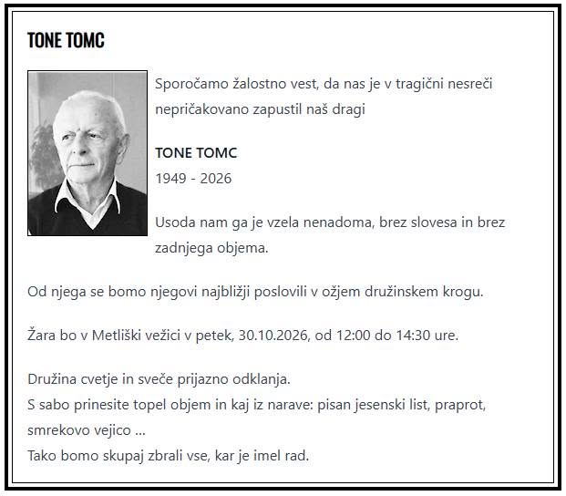 Tragična nesreča vzela življenje dolgoletnemu gasilcu: Metlika žaluje za Tonetom